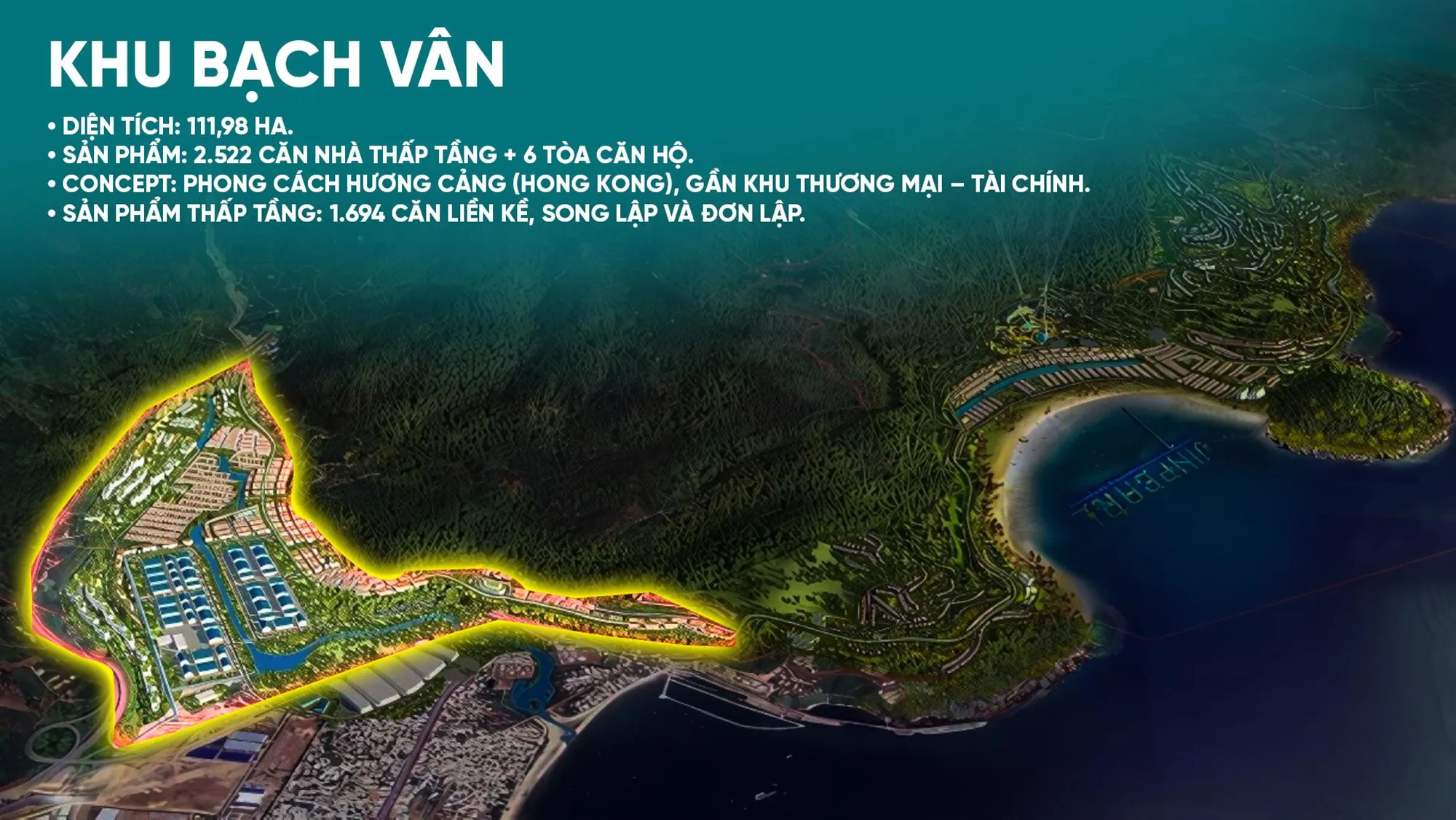 Phối cảnh Phân Khu 1 - Bạch Vân