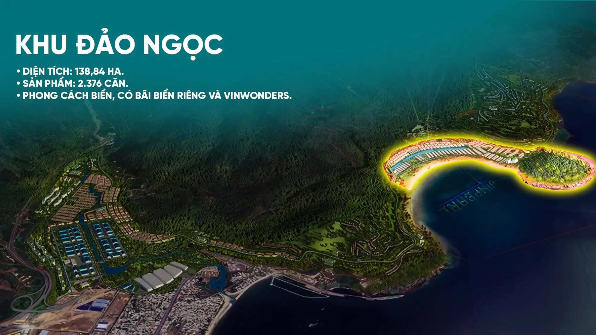 Phối cảnh Phân Khu 3 - Đảo Ngọc